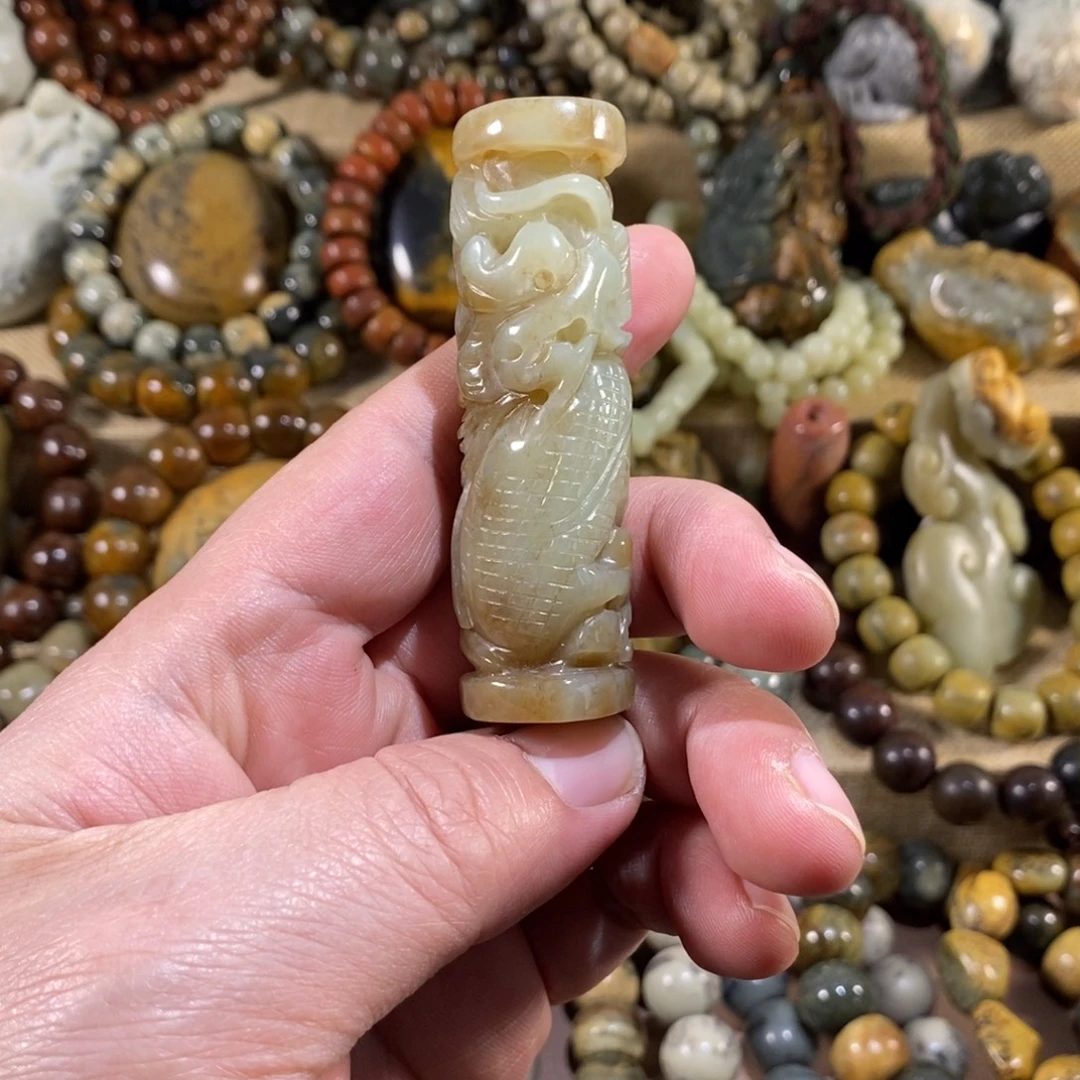 岫岩河磨玉（透闪石质玉）未镶嵌挂件