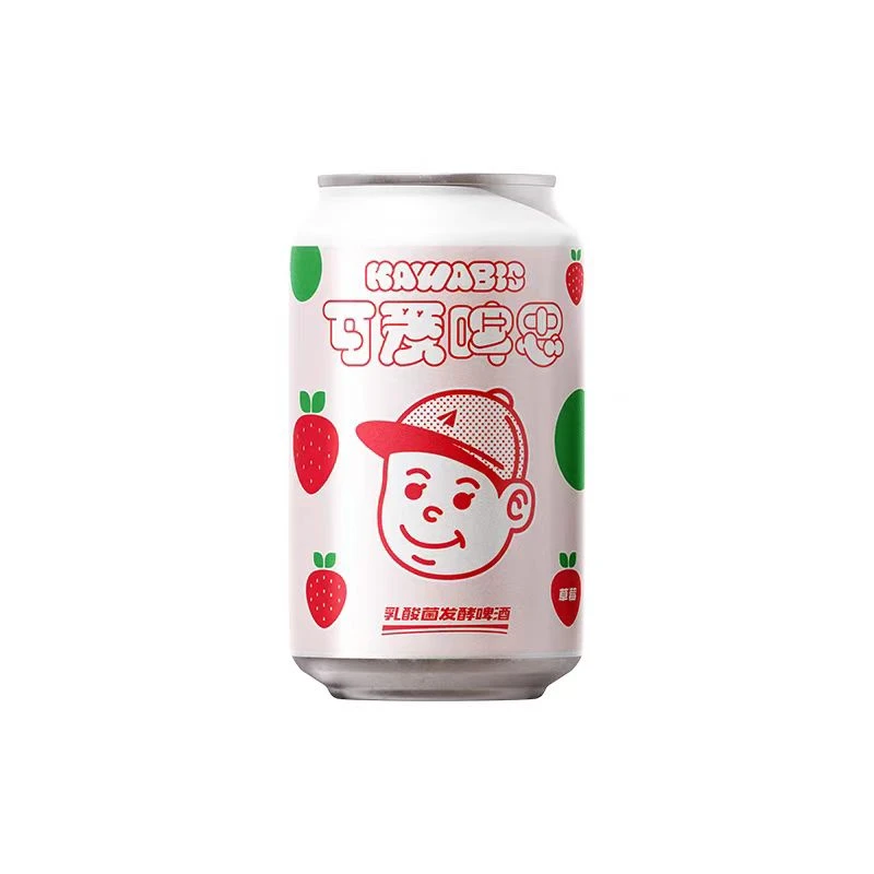 纸飞机可爱思啤草莓啤酒330ml