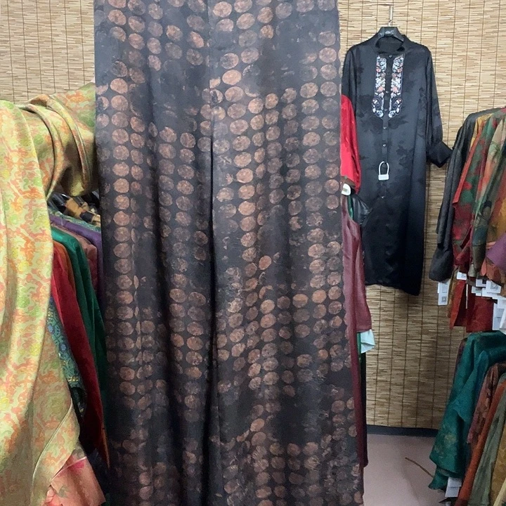 涛***H阔腿裤香云纱波点2XL