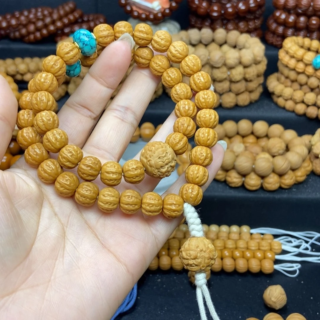 猴头核桃吊坠人****技小肉筋八棱手持