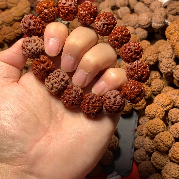 手串金刚菩提原生态蜂窝尺寸19