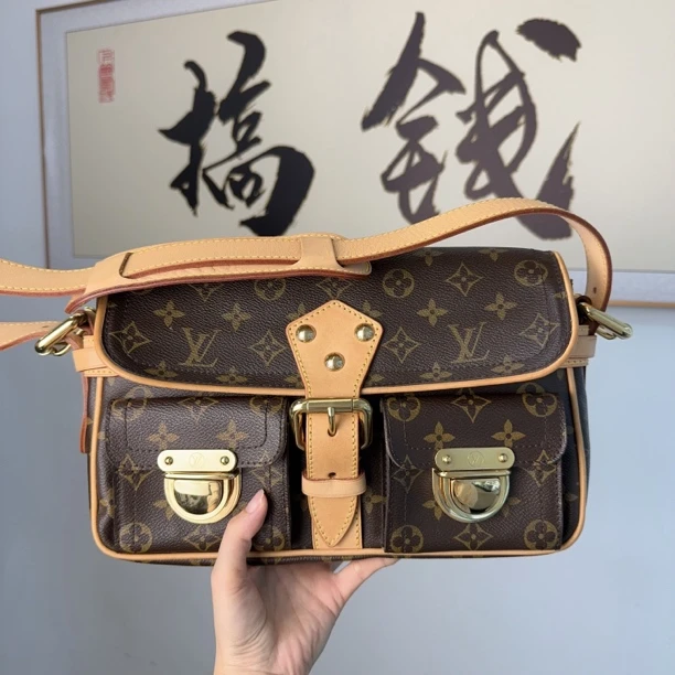 95新 LouisVuitton/路易威登 JM/老花塞纳河曼哈顿单肩包