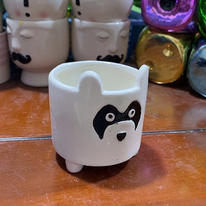 摆件多肉植物盆瑕疵有孔