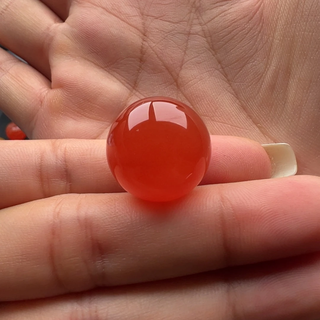 南红玛瑙未镶嵌圆珠18