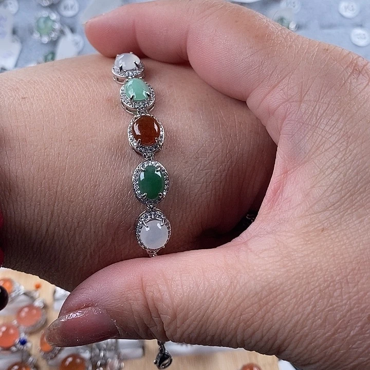 未镶嵌戒指翡翠层**烟缅甸