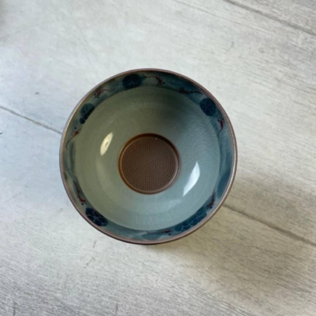 爱莲说茶漏（微瑕）