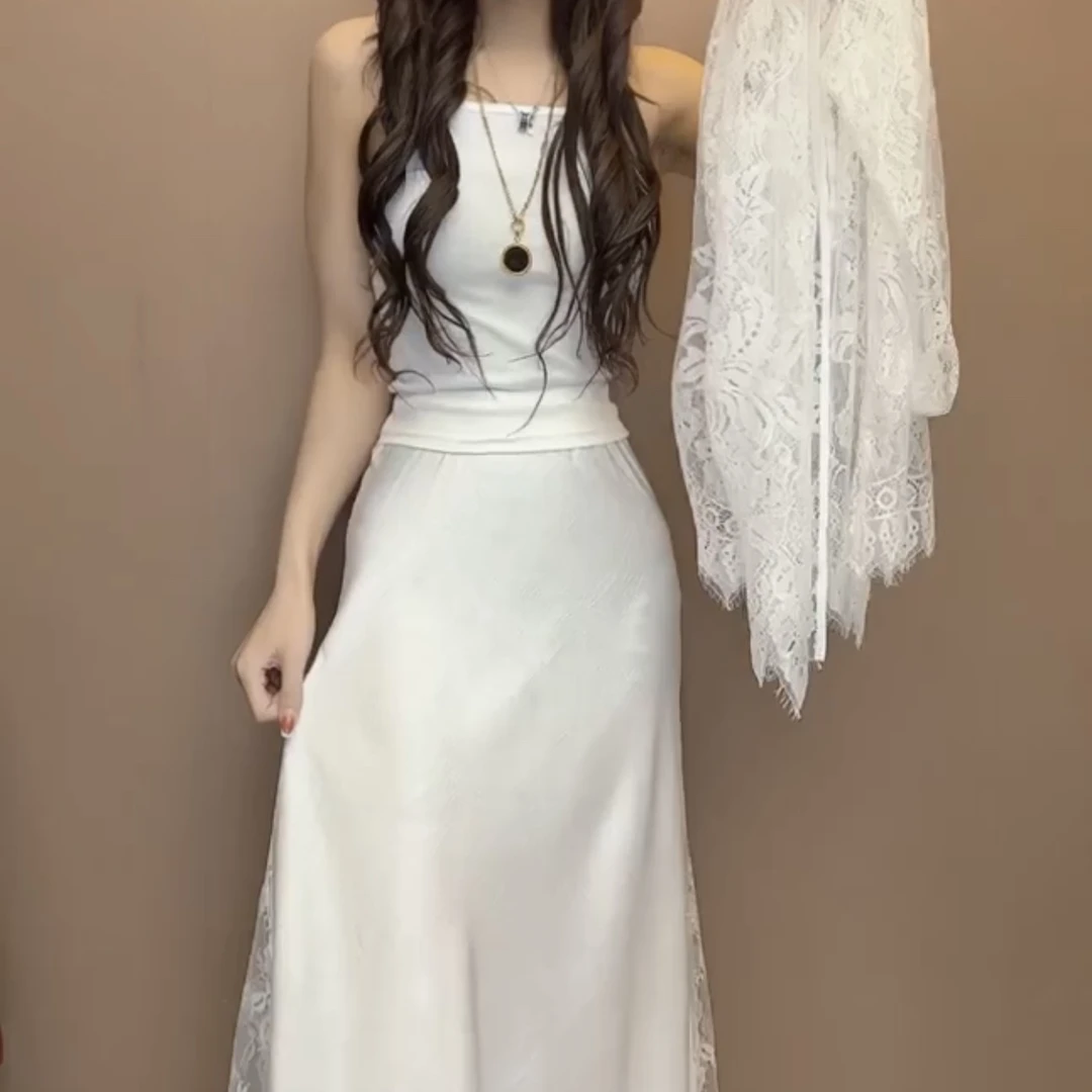 新款欧货蕾丝三件套