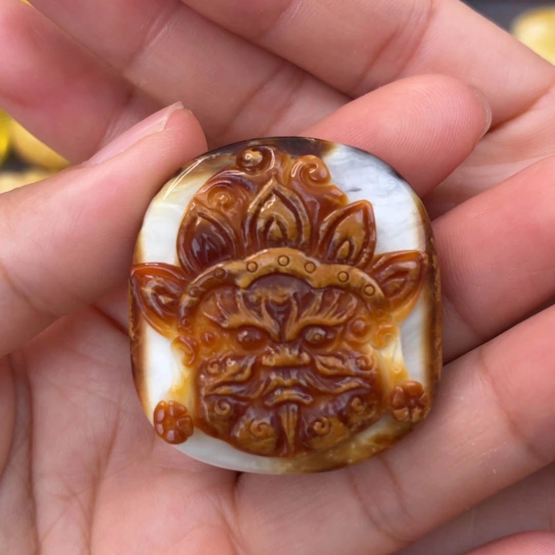 蜜蜡未镶嵌吊坠(不含链)大黑天