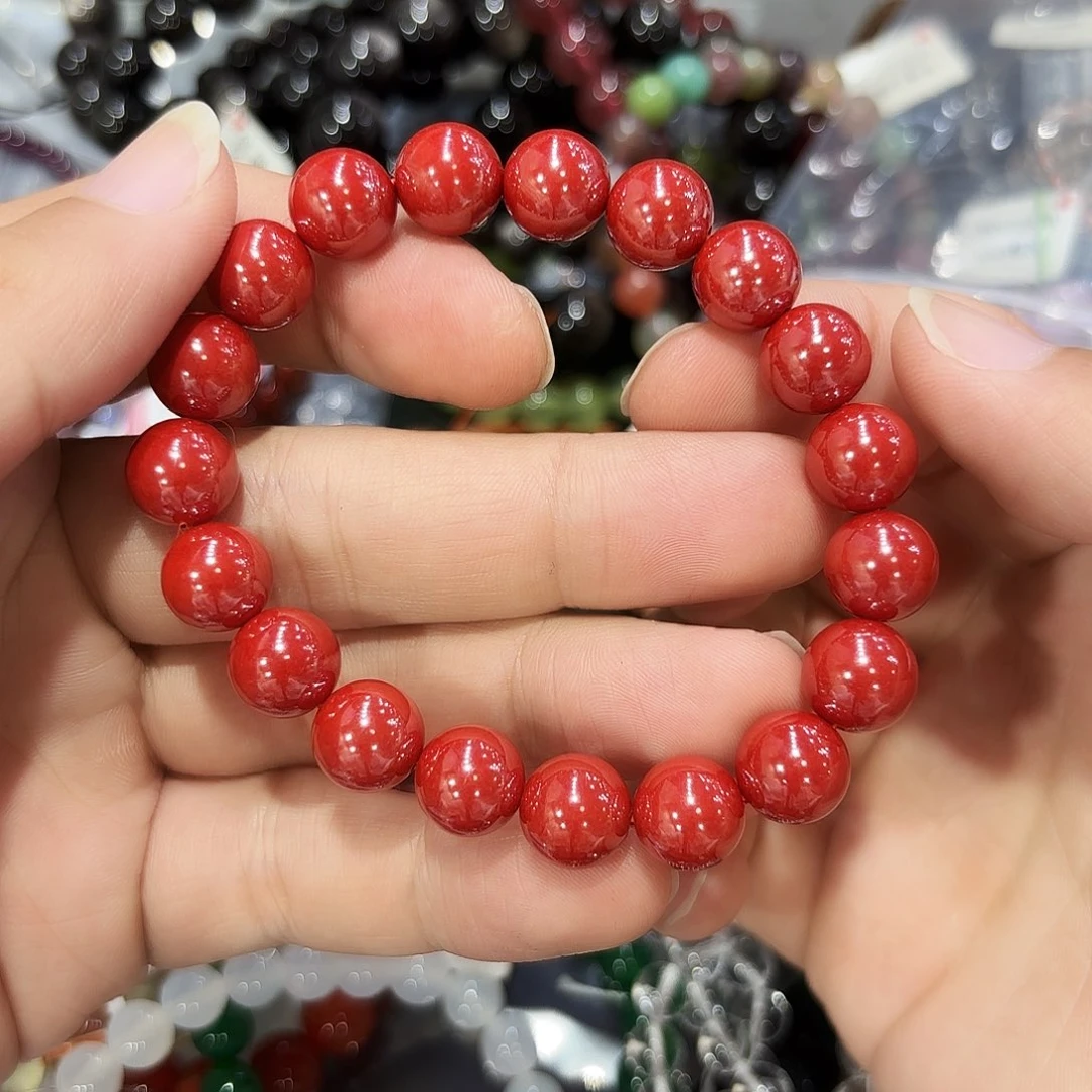 未镶嵌手串水晶红卡10