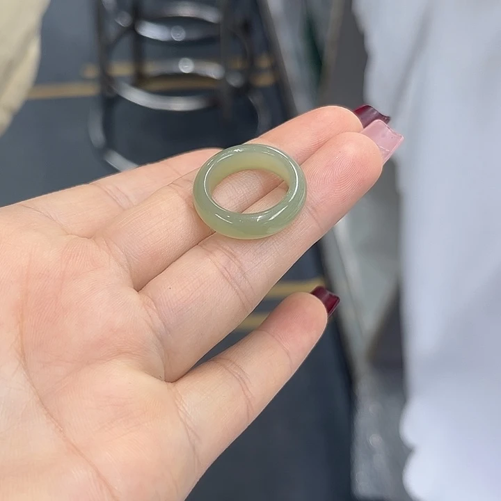 5***兹和田玉未镶嵌戒指和田玉戒指