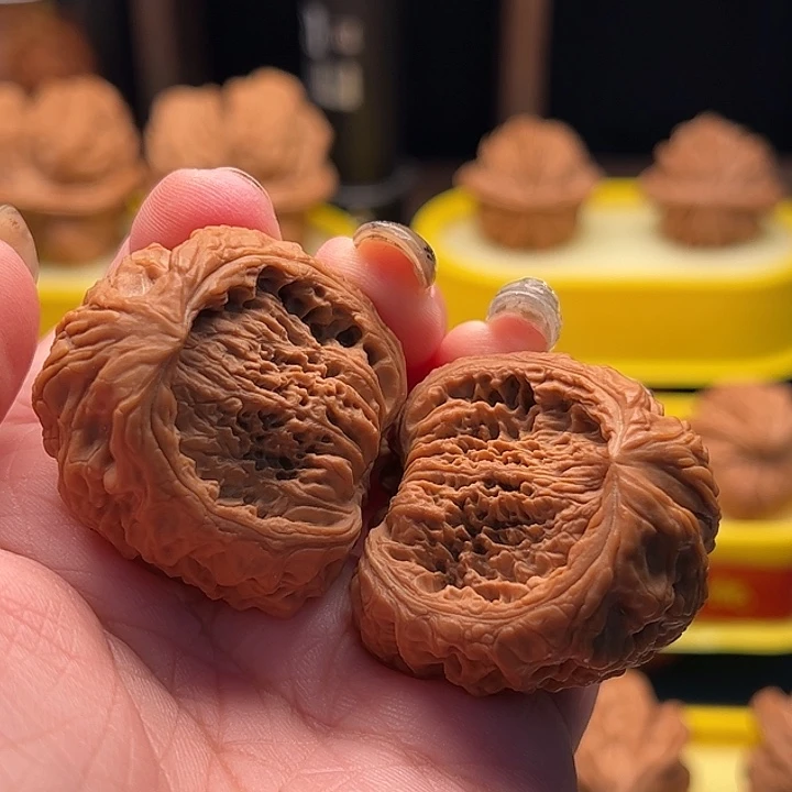 吊坠文玩核桃南疆石聚宝盆 35尺全品