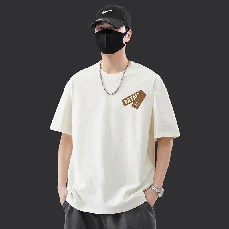 仓石一树潮牌美式短袖t恤男士2025夏季新款宽松休闲百搭半袖上衣