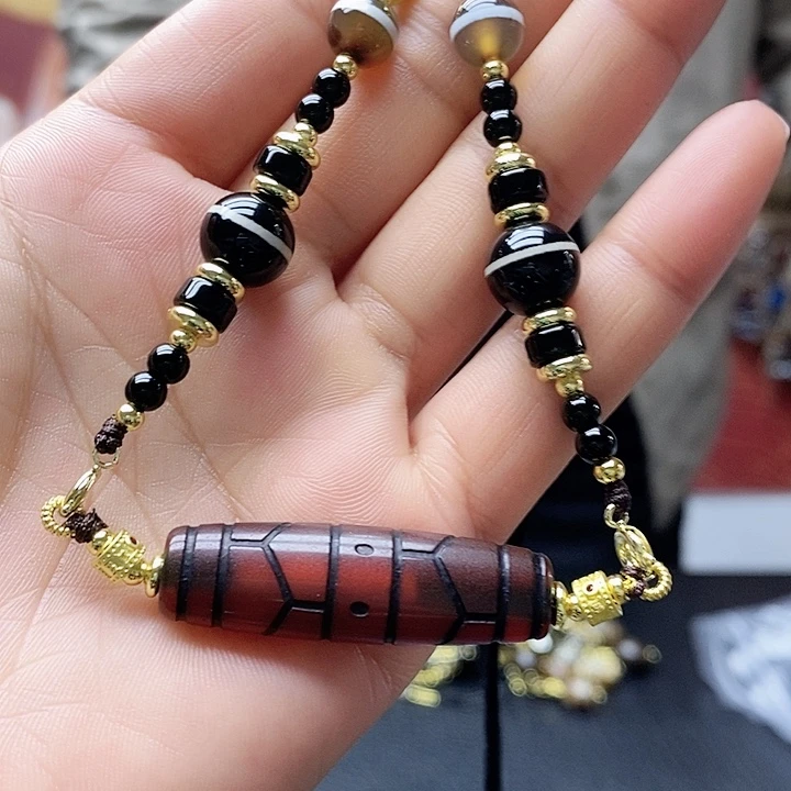 玛瑙/玉髓合金颈饰