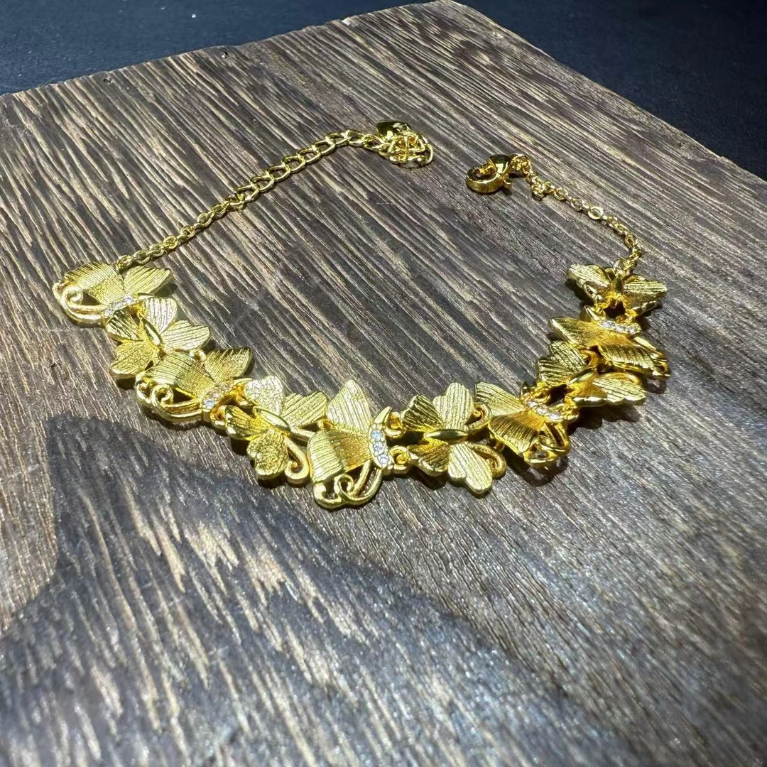 【运费险+国检证书】蝴蝶钻石手链 - 866