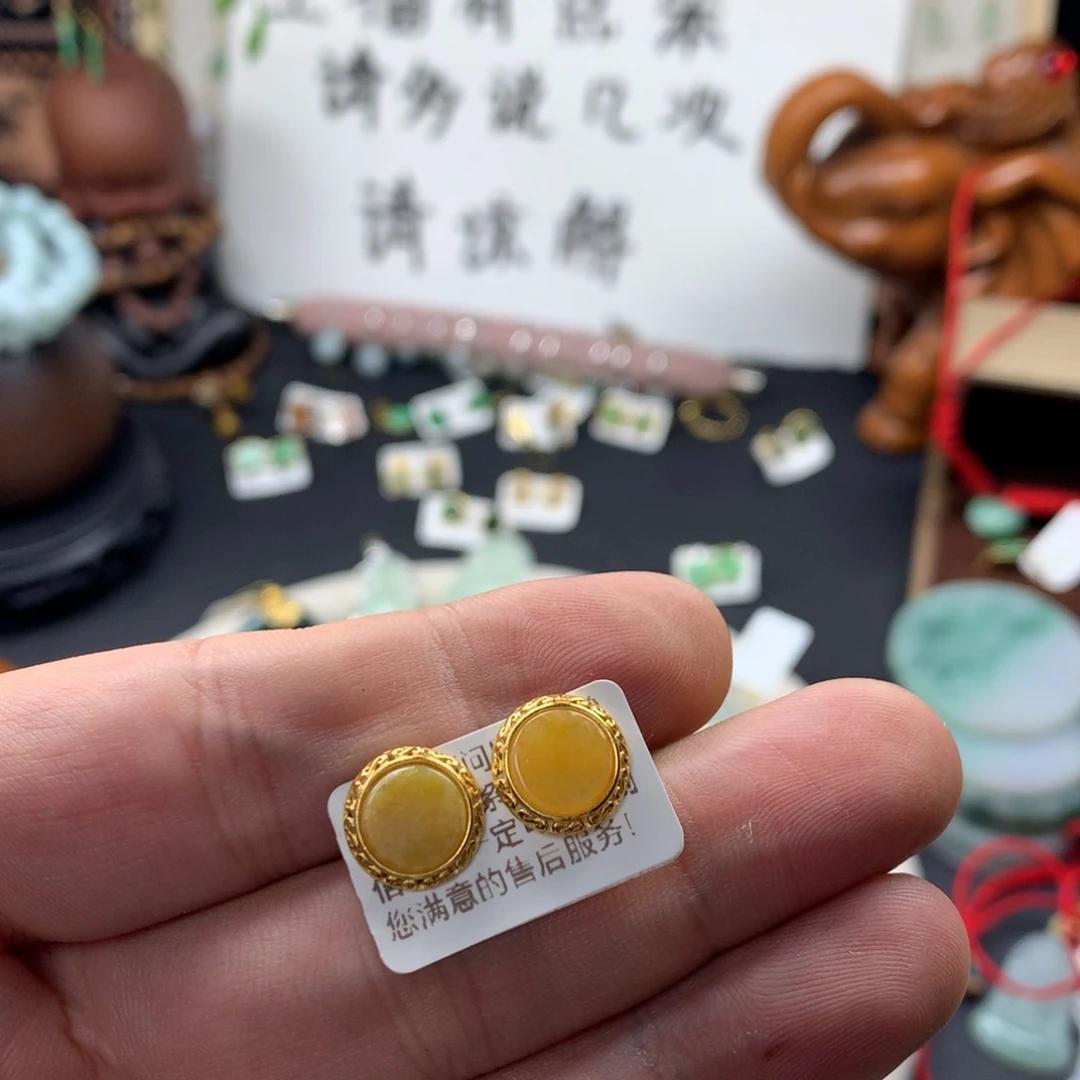 颈饰银S925镶嵌翡翠