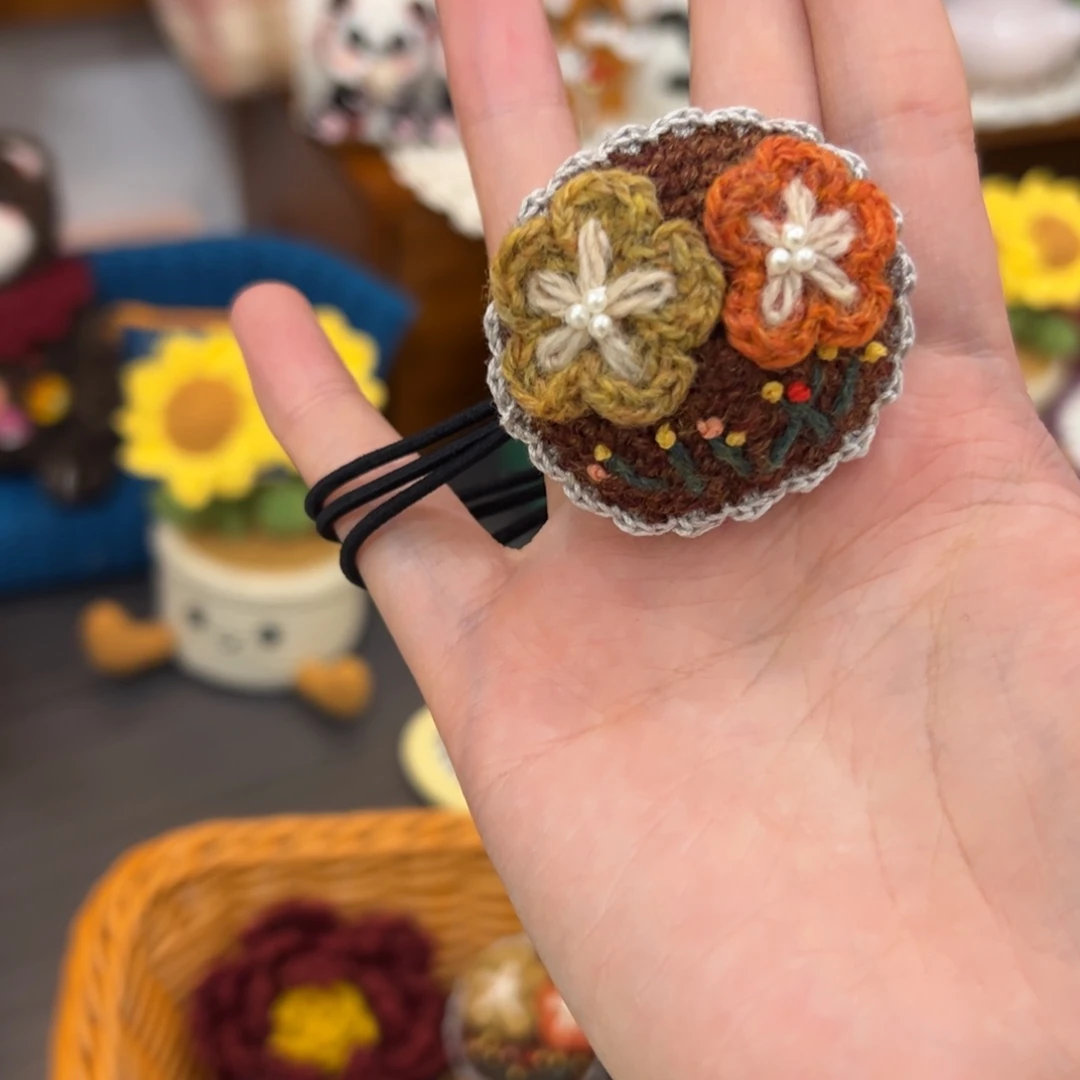 塑料钩织刺绣手工包包玩偶居家用品
