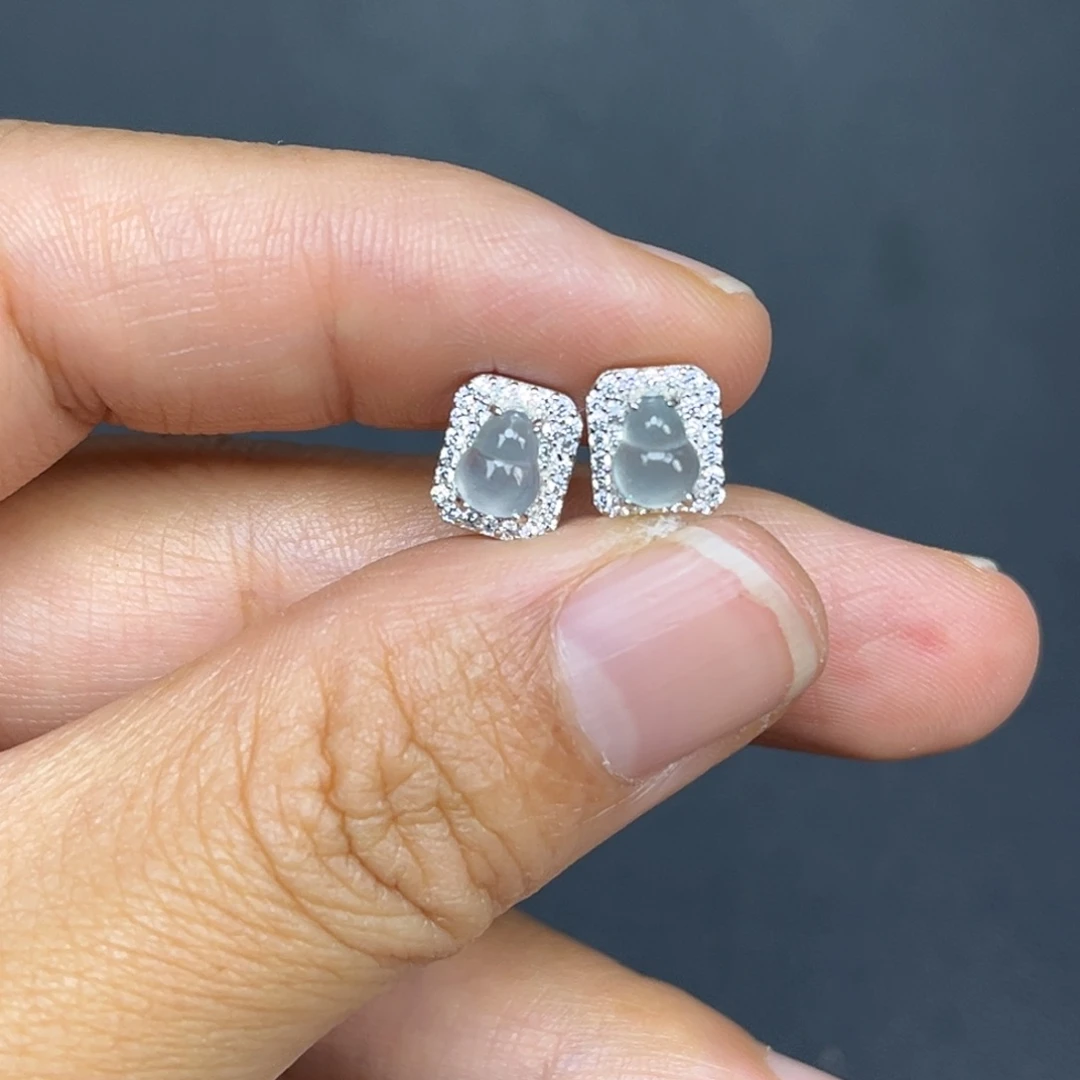 翡翠银S925镶嵌吊坠(不含链)