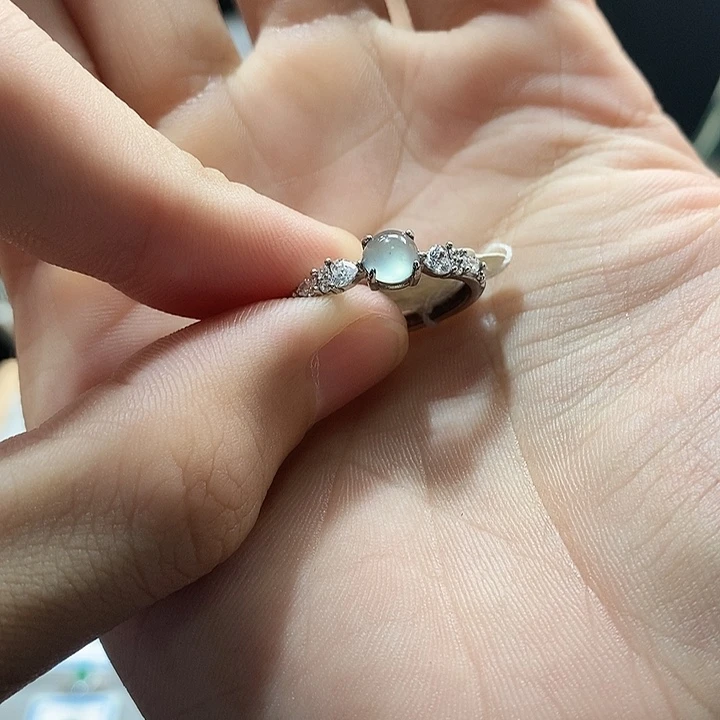 翡翠银S925镶嵌颈饰