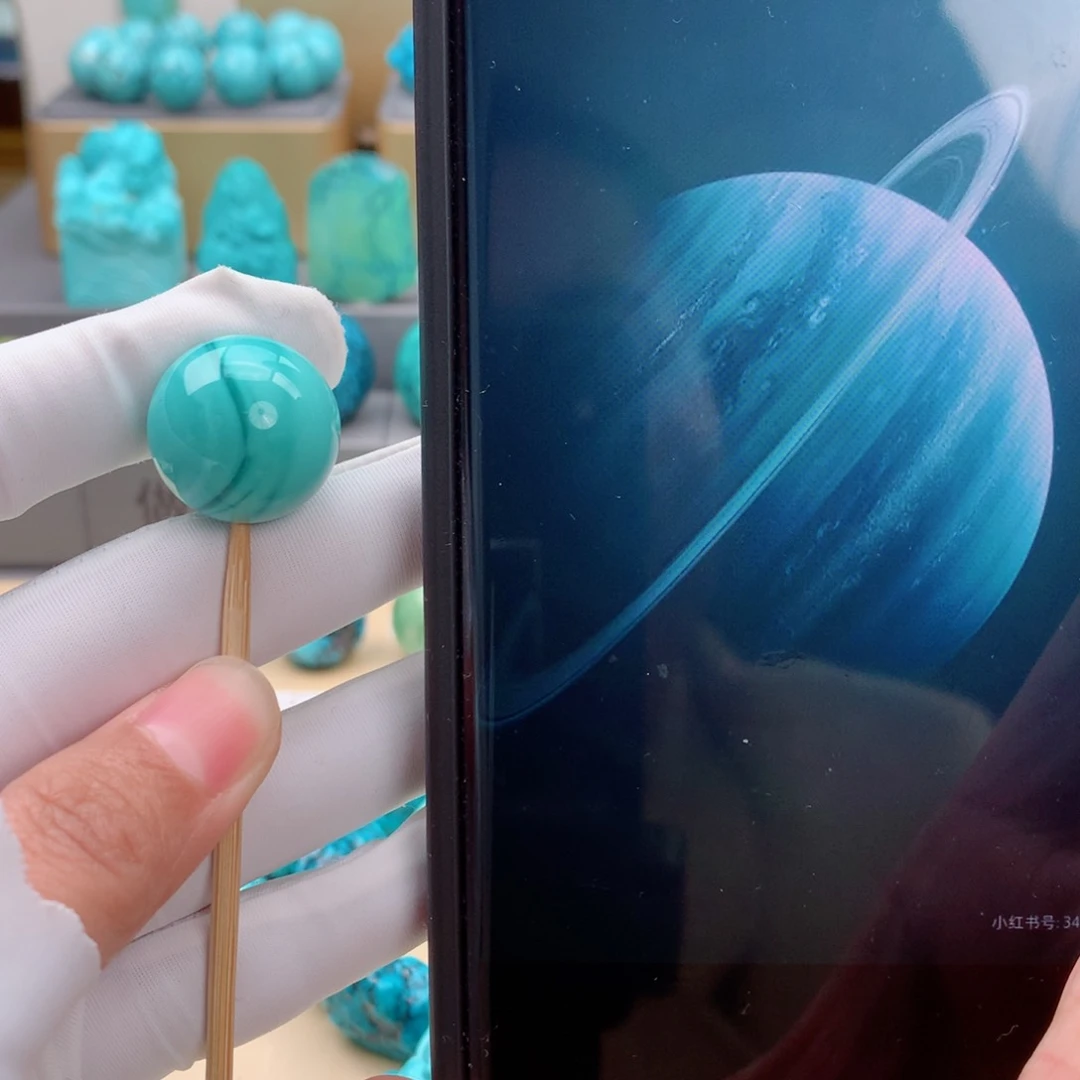 未镶嵌绿松石珠宝奇石