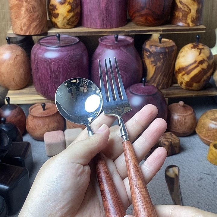 木材质缅花水波手把