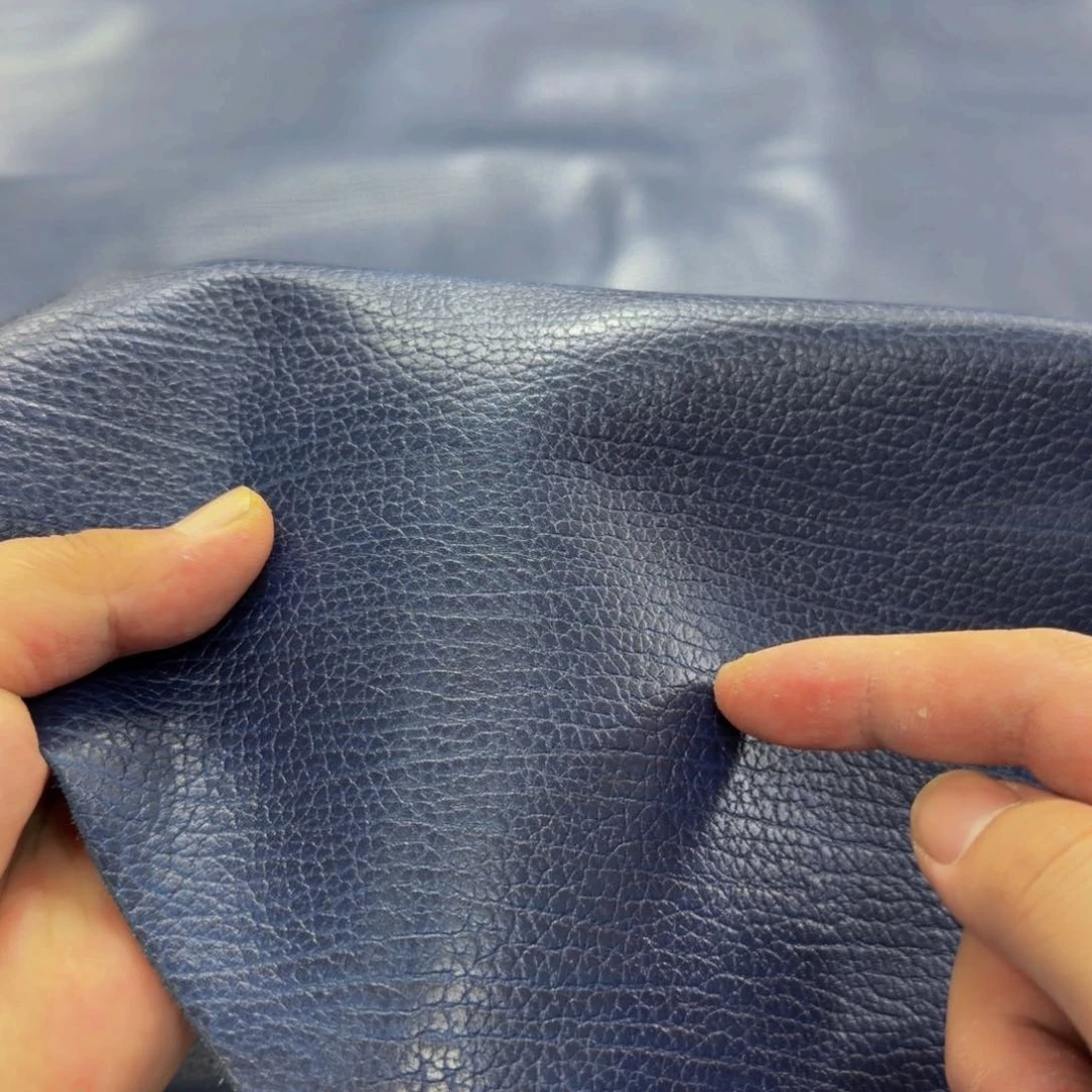 皮革蓝色头层牛皮