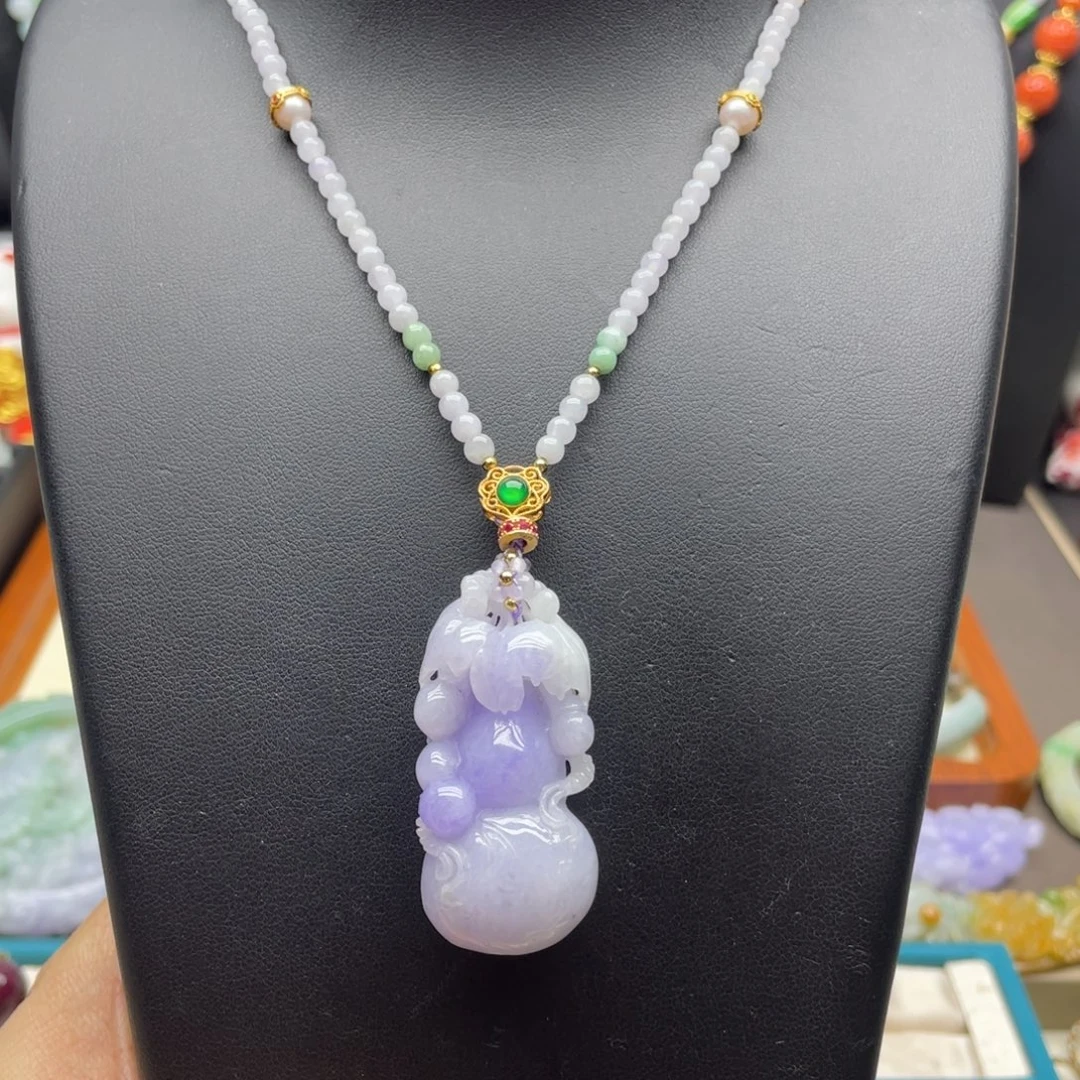 翡翠未镶嵌颈饰翡翠葫芦