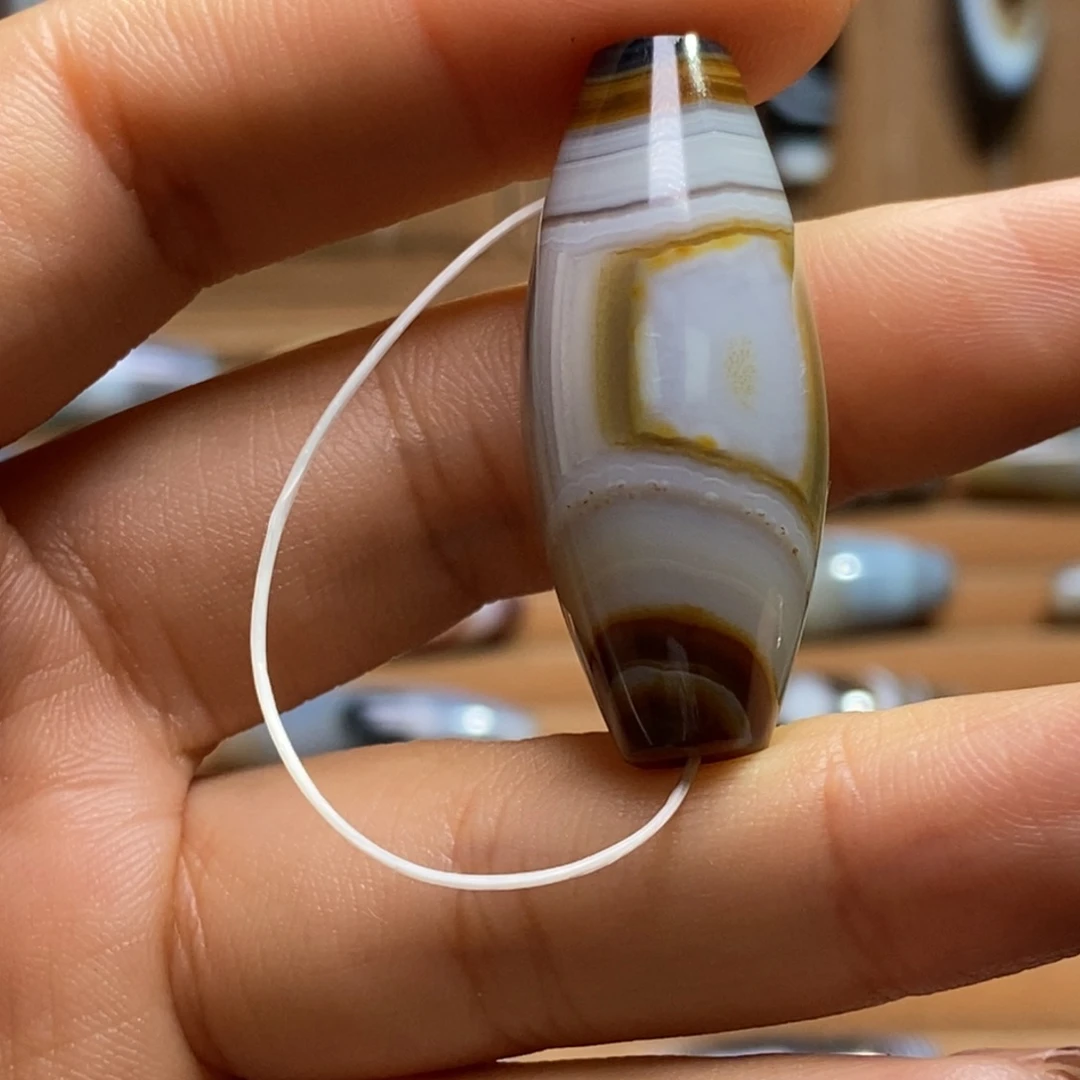 大***哥玛瑙/玉髓未镶嵌颈饰