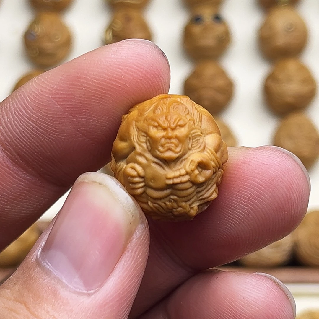 猴头核桃吊坠九纹龙17