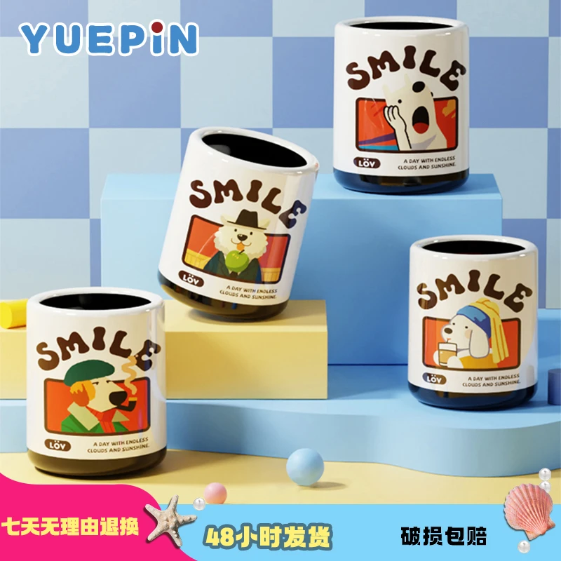 【悦品集】世界名画垃圾桶大容量高颜值家用卧室客厅卫生间宿舍无盖