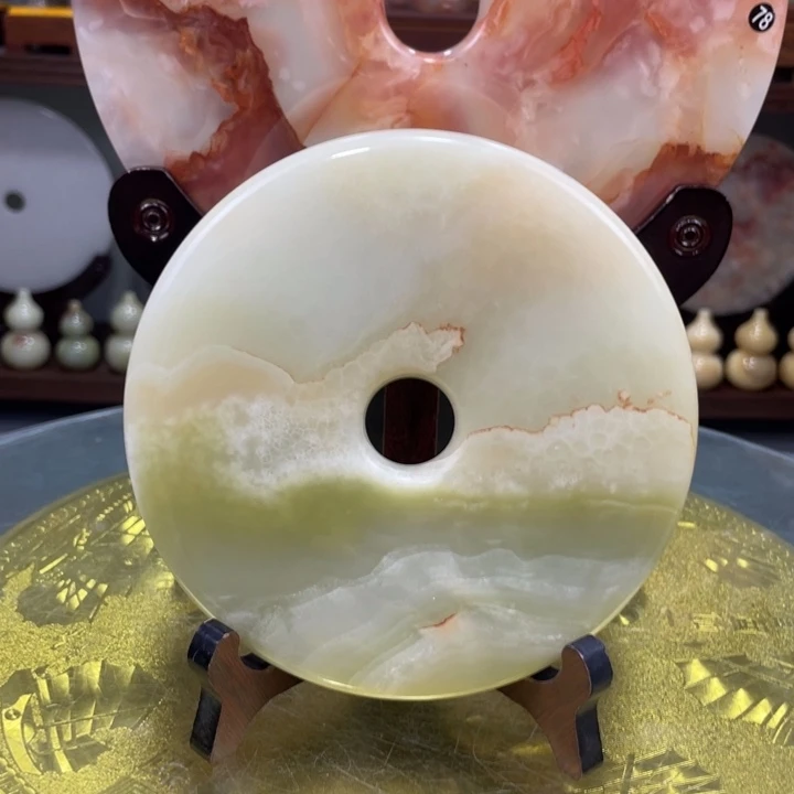 玉16公分放漏带底座包邮