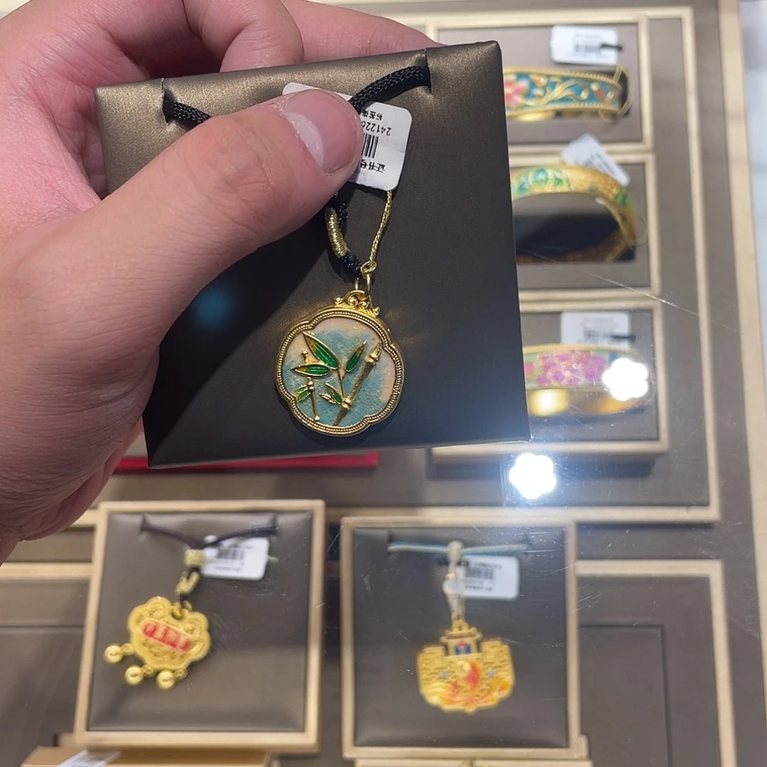 无足银?（楚楚）竹子吊坠