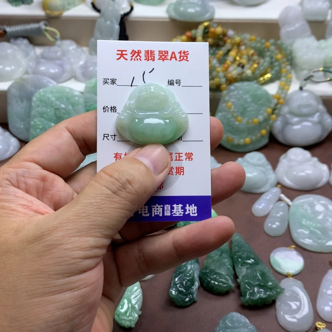 颈饰未镶嵌翡翠缅甸A货翡翠