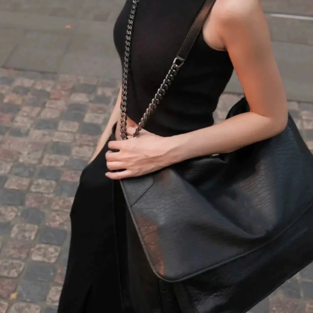 暗黑机场大流浪包包时尚休闲百搭韩版女士通勤大托特斜挎包1130