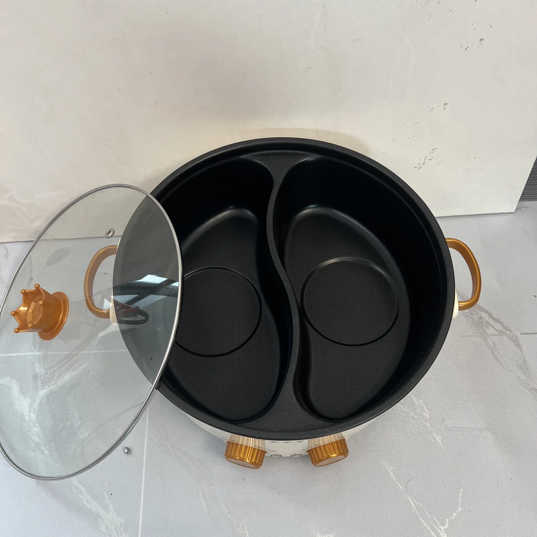 家用大容量电鸳鸯锅颜色随机