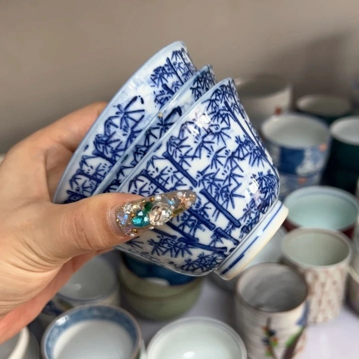 盖碗瓷器直播放漏中