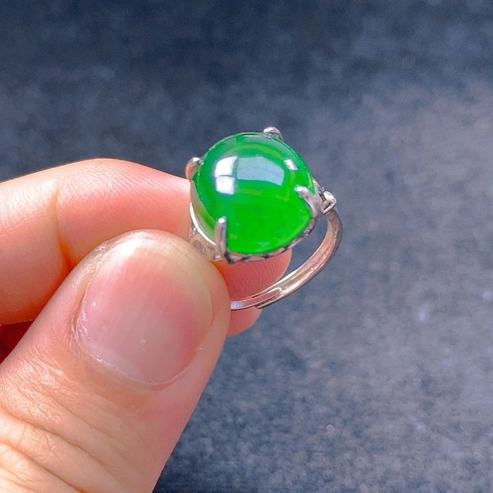 【闪购商品】翡翠银S925镶嵌颈饰翡翠