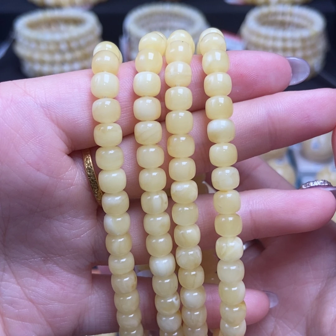 蜜蜡未镶嵌珠宝奇石6.4mm