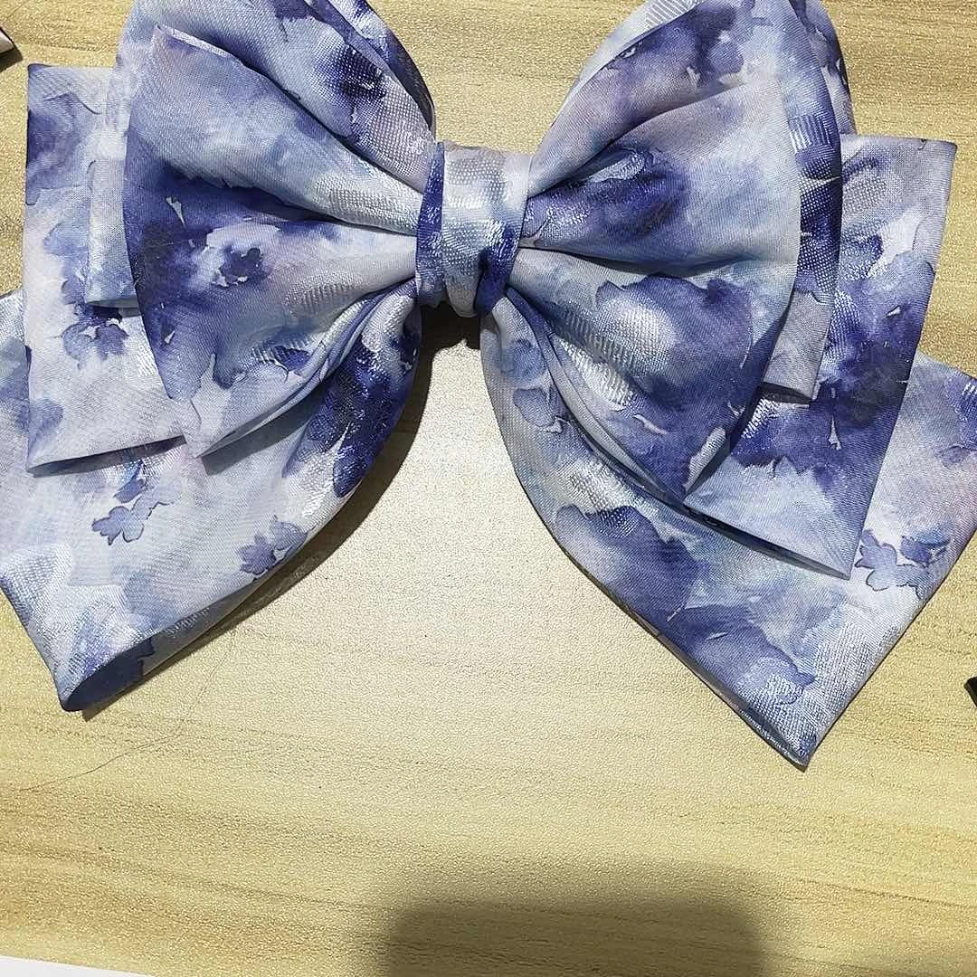 皮质铁合金蝴蝶结发夹