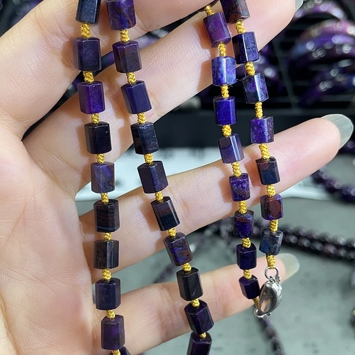 苏纪石（舒俱来）银S925镶嵌颈饰