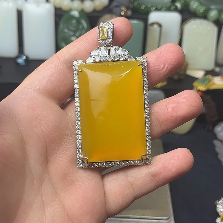 玛瑙/玉髓合金吊坠(不含链)17