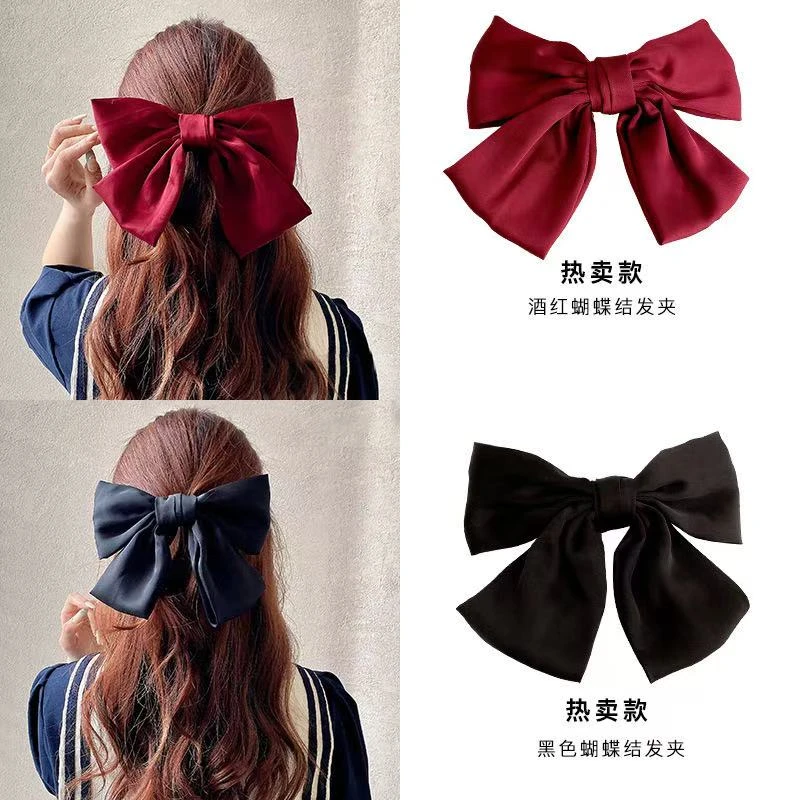 高颜值气质蝴蝶结弹簧发夹（到手2个）