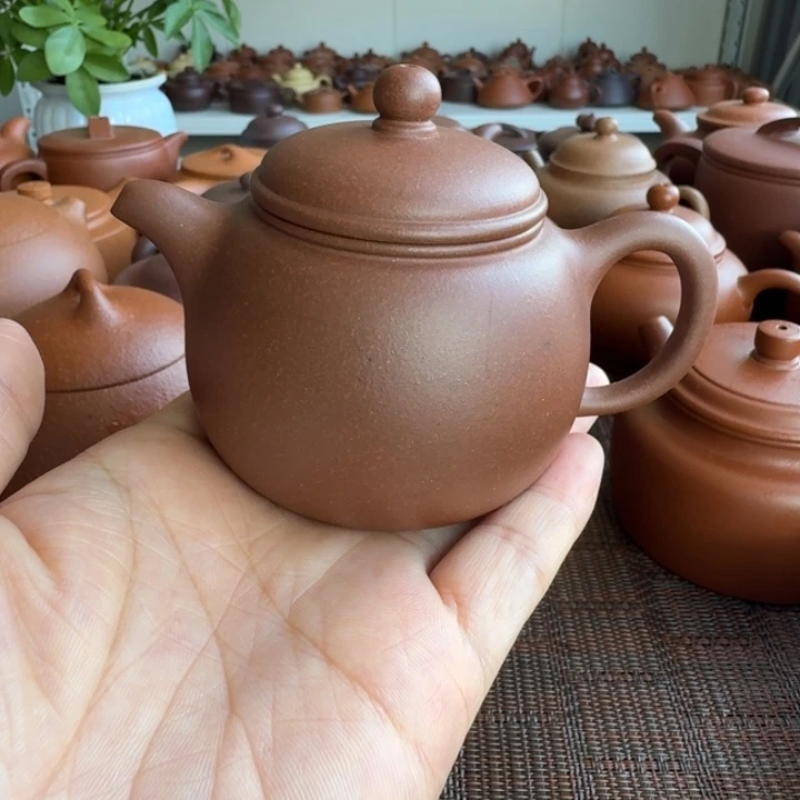 茶杯紫砂底槽清匏尊140cc