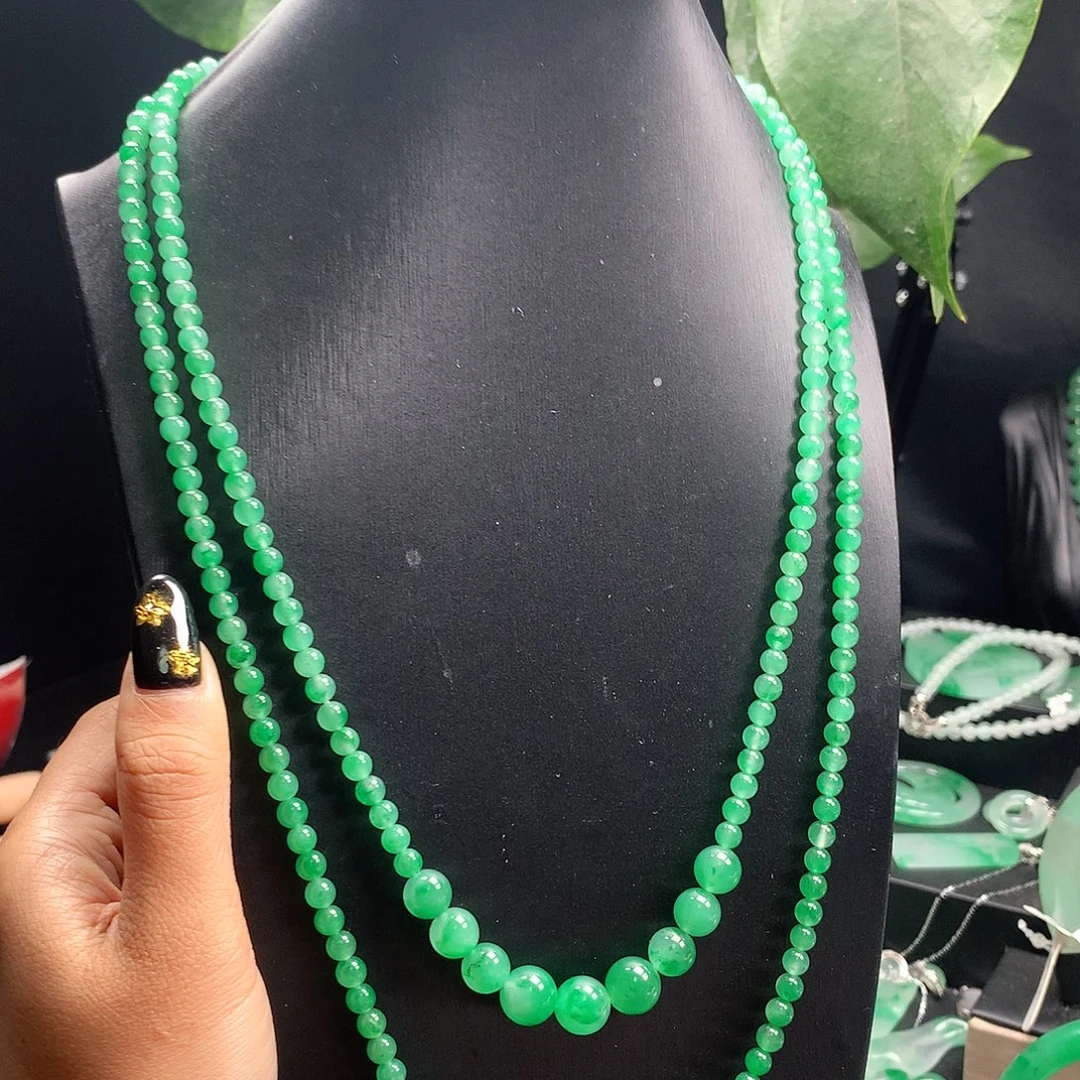 石英质玉未镶嵌项链