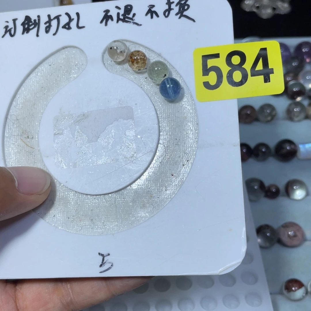 小***干水晶手链银S925镶嵌