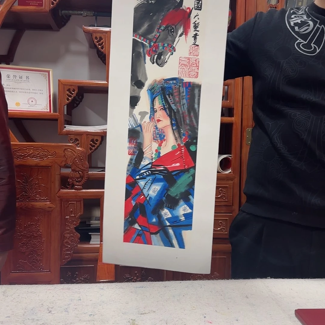 国画艺术家的作品