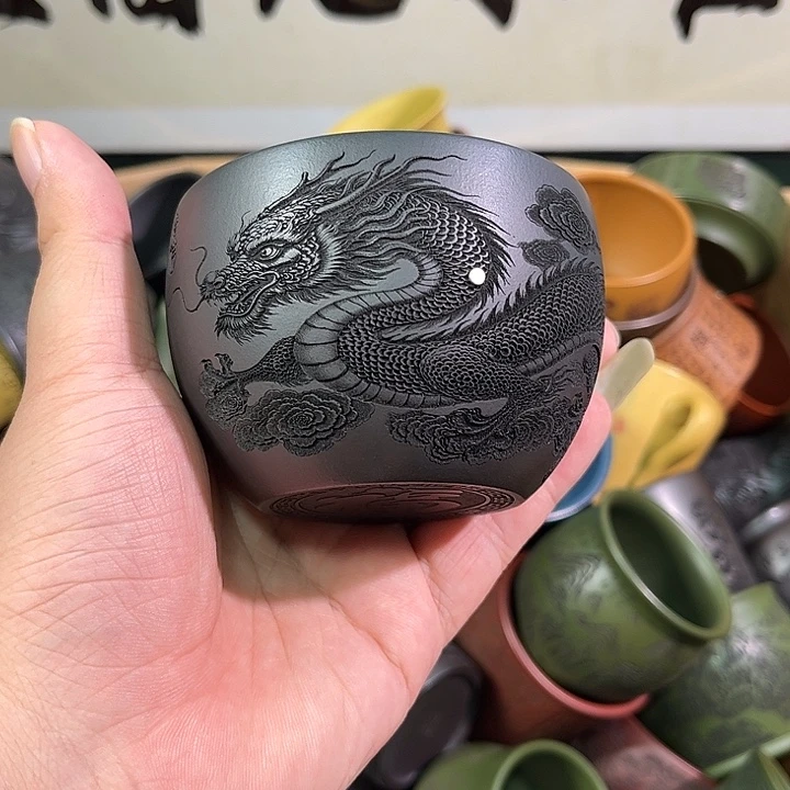 茶杯紫砂全手工紫砂主人杯