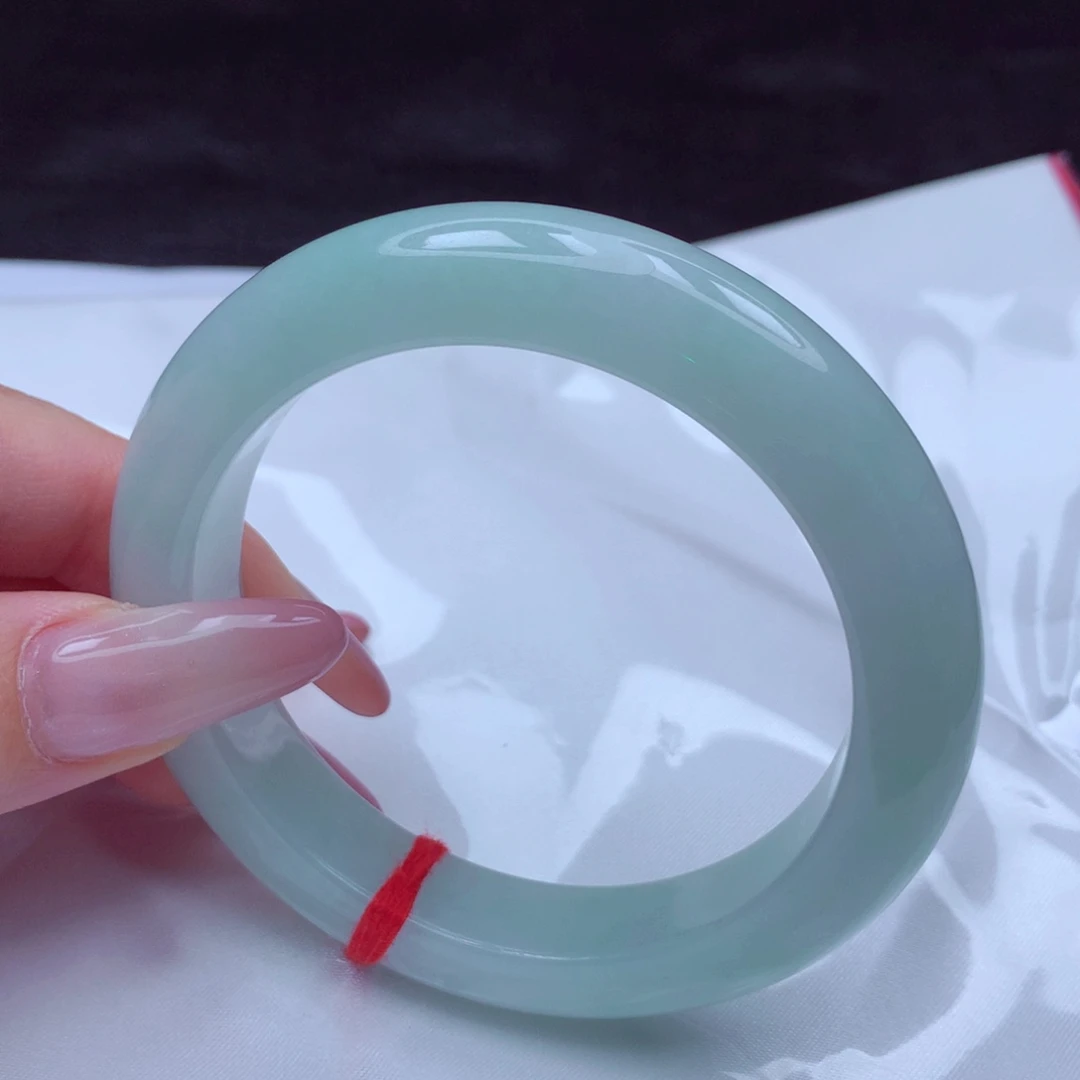 翡翠未镶嵌手镯手镯56.8