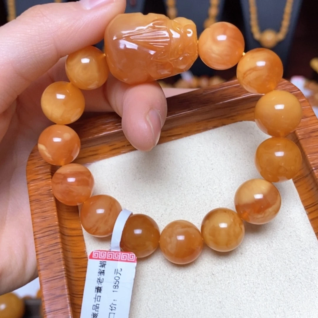 【闪购商品】蜜蜡手链未镶嵌手串