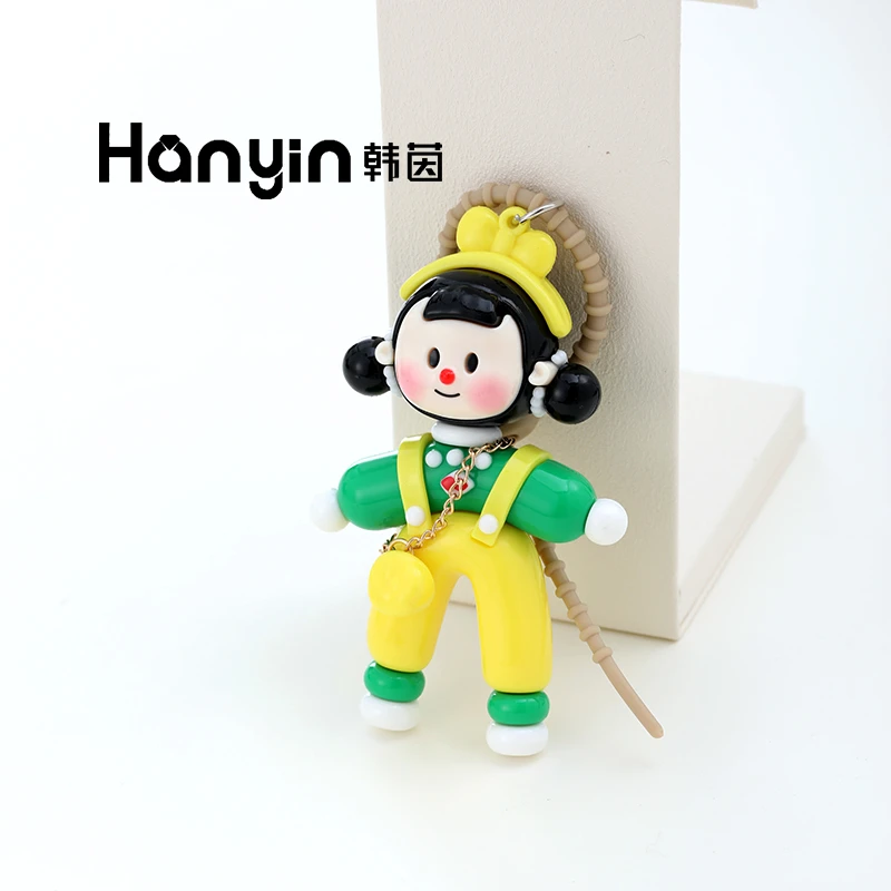 铜合金树脂吊坠 时尚可爱斜挎包背带裤多妹卡通包包挂件百搭配饰