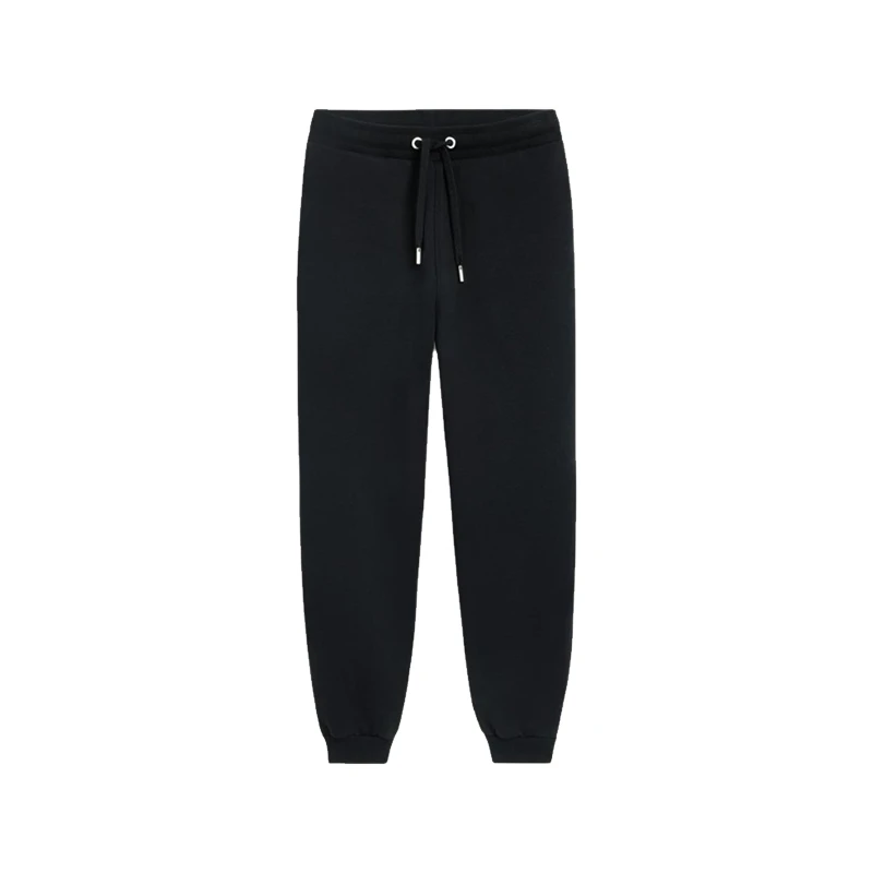 AMIPARIS 爱心图案舒适系带宽松休闲裤男女同款 黑色UTR235747001